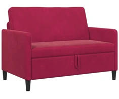 Sofa su saugojimo vieta Vyno raudona 122 x 78 x 87 cm