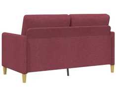 Sofa su saugojimo vieta Vyno raudona 152 x 78 x 87 cm
