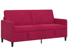 Sofa su saugojimo vieta Vyno raudona 172 x 78 x 87 cm