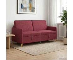 Sofa su saugojimo vieta Vyno raudona 172 x 78 x 87 cm
