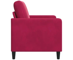 Sofa su saugojimo vieta Vyno raudona 72 x 78 x 87 cm
