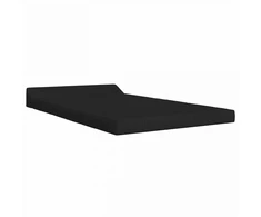 Sofa Sulankstomas Sofos Lova Juoda 120 x 60 x 49 cm Audinys