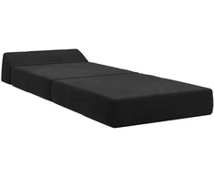 Sofa Sulankstomas Sofos Lova Juoda 60 x 70 x 41 cm Audinys