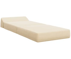 Sofa Sulankstomas Sofos Lova Kreminė 60 x 70 x 41 cm Audinys