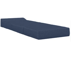 Sofa Sulankstomas Sofos Lova Mėlyna 200 x 70 x 15 cm Audinys