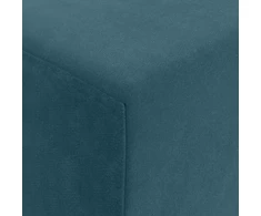 Sulankstomas Sofos Lova Mėlyna 200 x 70 x 15 cm Aksomas