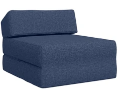 Sofa Sulankstomas Sofos Lova Mėlyna 60 x 70 x 41 cm Audinys