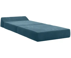 Sofa Sulankstomas Sofos Lova Mėlyna 60 x 70 x 41 cm Audinys
