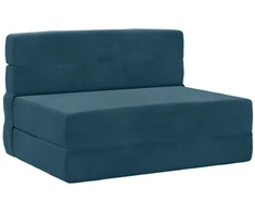 Sofa Sulankstomas Sofos Lova Mėlyna 70 x 72 x 60 cm Audinys
