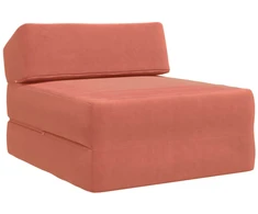 Sofa Sulankstomas Sofos Lova Raudona oranžinė 60 x 70 x 41 cm