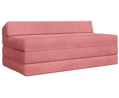 Sofa Sulankstomas Sofos Lova Rožinė 120 x 60 x 49 cm Audinys