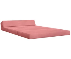 Sofa Sulankstomas Sofos Lova Rožinė 120 x 60 x 49 cm Audinys