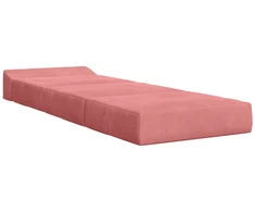 Sofa Sulankstomas Sofos Lova Rožinė 200 x 70 x 10 cm Aksomas