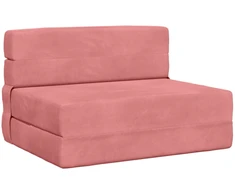 Sofa Sulankstomas Sofos Lova Rožinė 70 x 72 x 60 cm Audinys