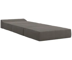 Sofa Sulankstomas Sofos Lova Šviesiai pilka 200 x 70 x 10 cm