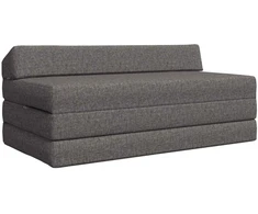 Sofa Sulankstomas Sofos Lova Šviesiai pilka 120 x 60 x 49 cm Audinys