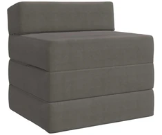 Sofa Sulankstomas Sofos Lova Šviesiai pilka 200 x 70 x 10 cm