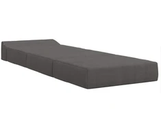Sofa Sulankstomas Sofos Lova Tamsiai pilka 200 x 70 x 10 cm
