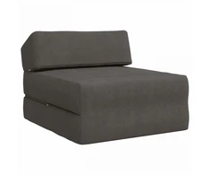 Sofa Sulankstomas Sofos Lova Tamsiai pilka 60 x 70 x 41 cm Audinys