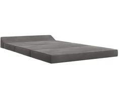 Sofa Sulankstomas Sofos Lova Tamsiai pilka 120 x 60 x 49 cm Audinys