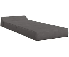 Sofa Sulankstomas Sofos Lova Tamsiai pilka 60 x 70 x 41 cm Audinys