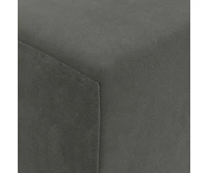 Sulankstomas Sofos Lova Tamsiai pilka 200 x 70 x 15 cm Aksomas