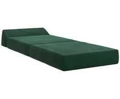 Sofa Sulankstomas Sofos Lova Tamsiai žalia 60 x 70 x 41 cm Audinys