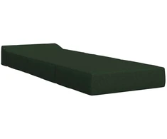 Sofa Sulankstomas Sofos Lova Tamsiai žalia 200 x 70 x 10 cm Audinys