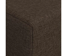 Sulankstomas Sofos Lova Taupe 200 x 70 x 15 cm Audinys
