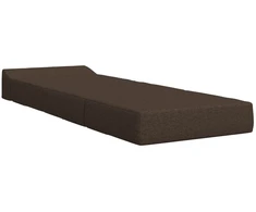 Sofa Sulankstomas Sofos Lova Taupe 200 x 70 x 15 cm Audinys