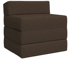 Sofa Sulankstomas Sofos Lova Taupe 200 x 70 x 15 cm Audinys