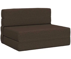 Sofa Sulankstomas Sofos Lova Taupe 70 x 72 x 60 cm Audinys