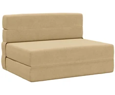 Sofa Sulankstomas Sofos Lova Žalias pilkas 70 x 72 x 60 cm Audinys