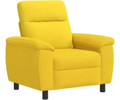 Sofa Šviesi geltona 95 x 90 x 95 cm Audinys
