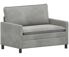 Sofa Šviesiai pilka 126 x 81 x 87,5 cm Aksomas