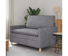 Sofa Šviesiai pilka 126 x 81 x 87,5 cm Poliesteris