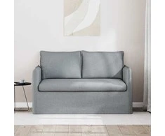 Sofa Šviesiai pilka 195 x 82 x 85 cm Metalas