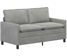 Sofa Šviesiai pilka 156 x 81 x 87,5 cm Aksomas