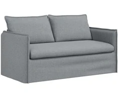 Sofa Šviesiai pilka 195 x 82 x 85 cm Metalas