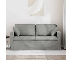 Sofa Šviesiai pilka 158 x 78 x 80 cm Aksomas