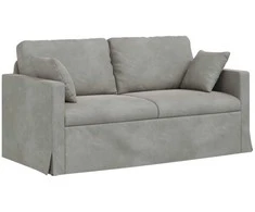 Sofa Šviesiai pilka 158 x 78 x 80 cm Aksomas