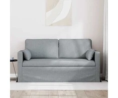 Sofa Šviesiai pilka 158 x 78 x 80 cm Metalas