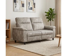 Sofa Šviesiai pilka 178 x 90 x 95 cm Dirbtinė suedė oda