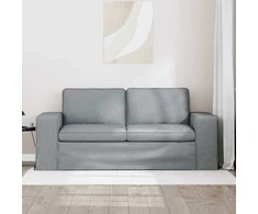 Sofa Šviesiai pilka 182 x 80 x 82 cm Metalas