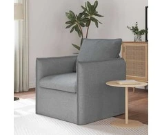 Sofa Šviesiai pilka 75 x 82 x 85 cm audinys