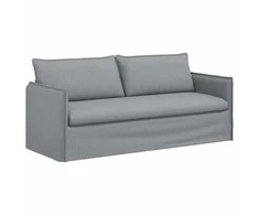 Sofa Šviesiai pilka 195 x 82 x 85 cm Metalas