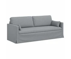 Sofa Šviesiai pilka 198 x 78 x 80 cm Metalas