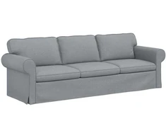 Sofa Šviesiai pilka 215 x 82 x 80 cm Metalas