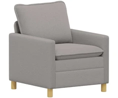Sofa Šviesiai pilka 76 x 81 x 87,5 cm Audinys