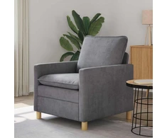 Sofa Šviesiai pilka 76 x 81 x 87,5 cm Poliesteris